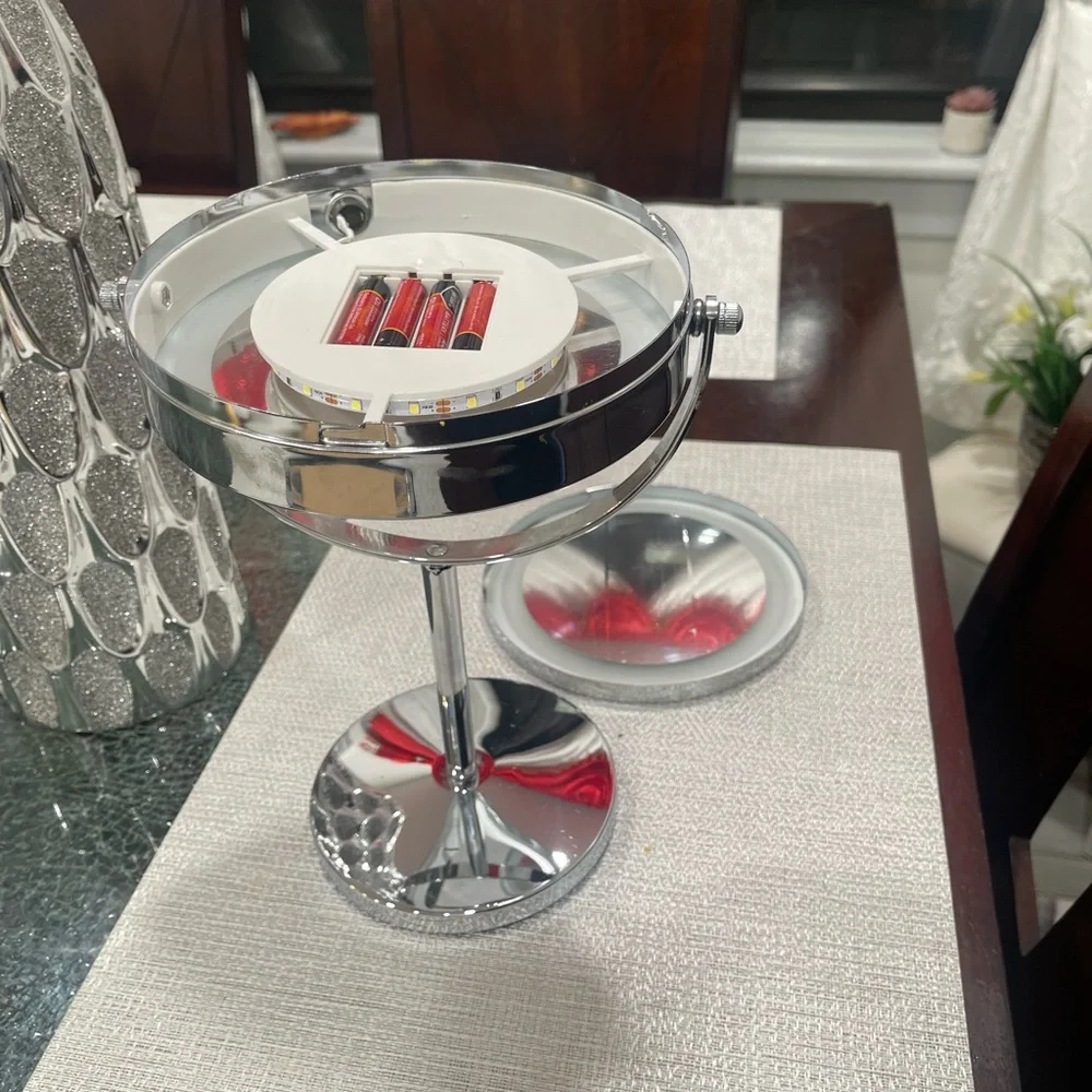 Silver Vanity Mirror